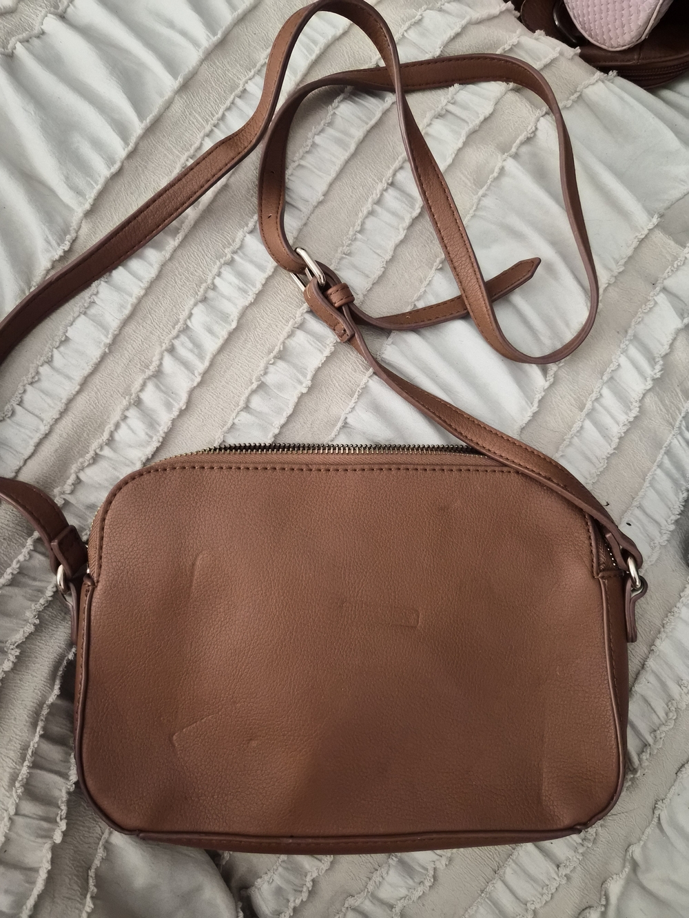 Women's Brown Leather Crossbody Bag
